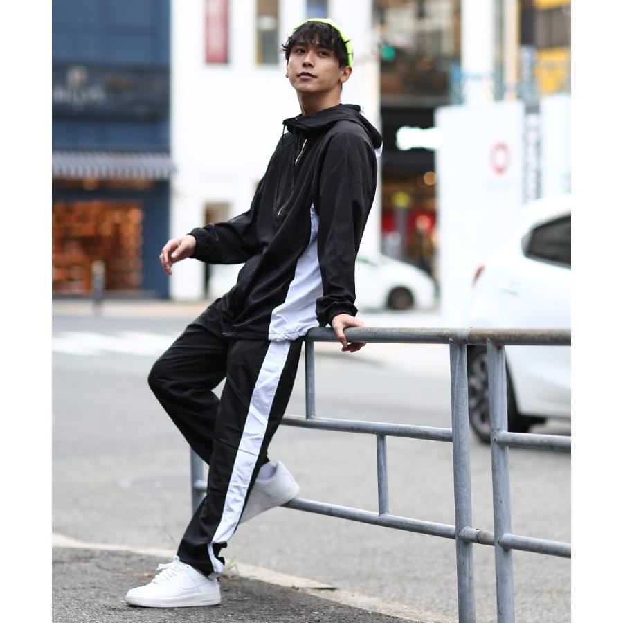 パーカー メンズ トラックジャケット フードジャケット ジップパーカー ウィンドブレーカー セットアップ可能 | improves | 09