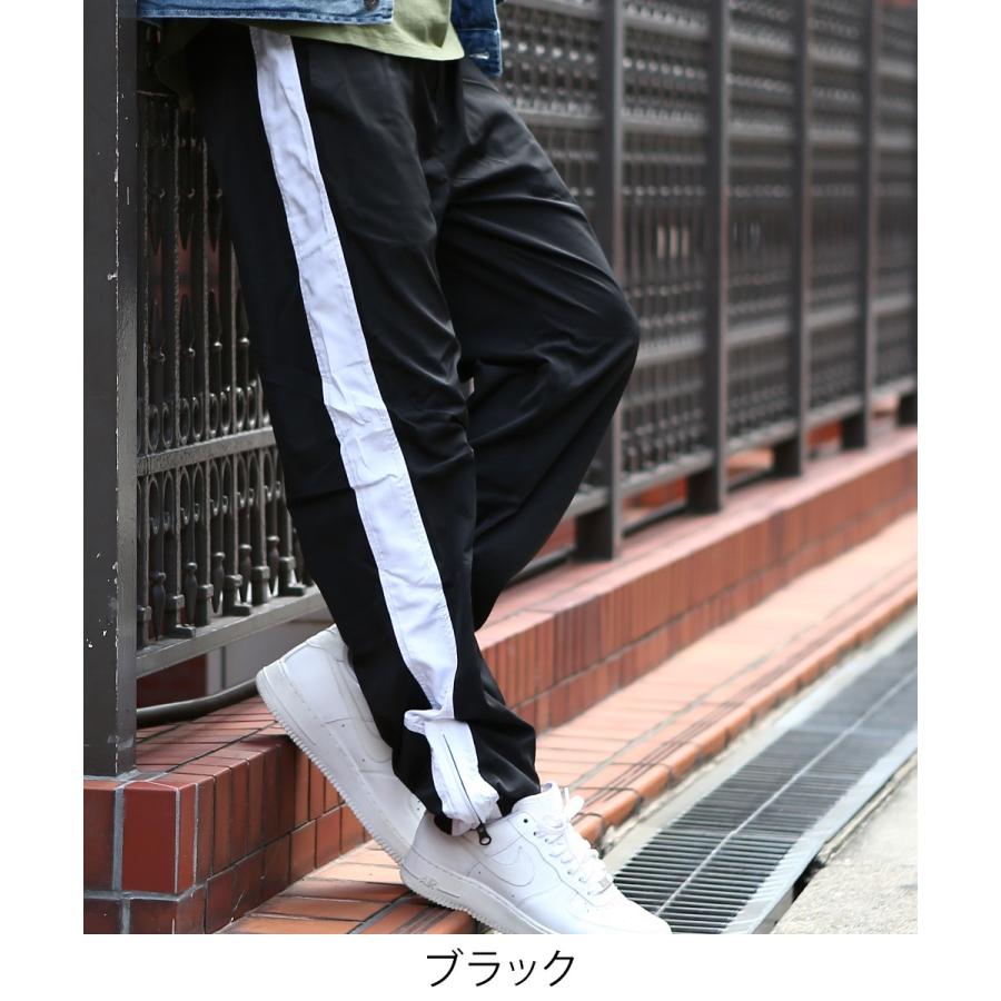 improves シャカシャカパンツ メンズ ラインパンツ サイドライン