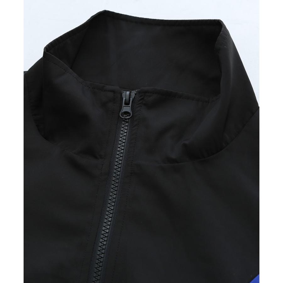 トラックジャケット メンズ シャカシャカ ナイロンジャケット ビッグシルエット オーバーサイズ 大きいサイズ ウィンドブレーカー セットアップ可能 improves | improves | 15