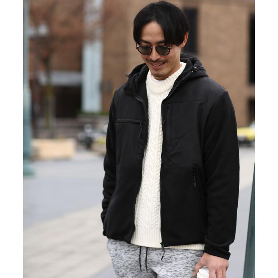 フリース メンズ ＺＩＰパーカー ジップパーカー パーカ スエット スウェット ルームウェア セットアップ可能 | improves | 10