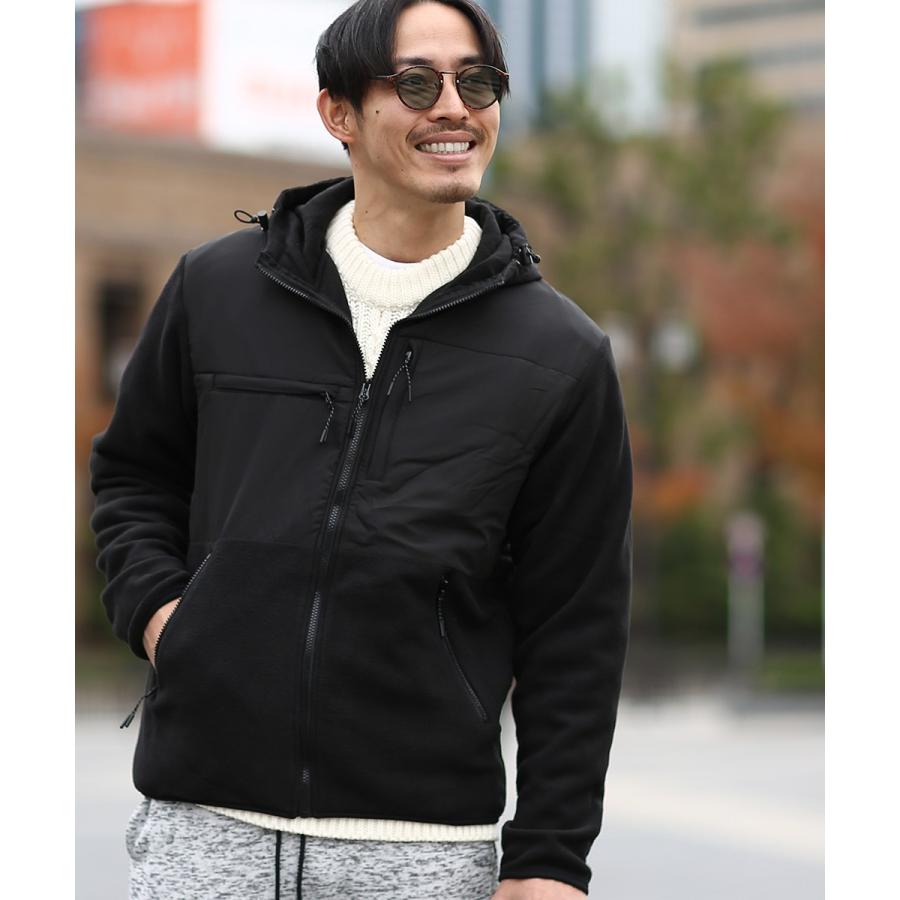 フリース メンズ ＺＩＰパーカー ジップパーカー パーカ スエット スウェット ルームウェア セットアップ可能 | improves | 11