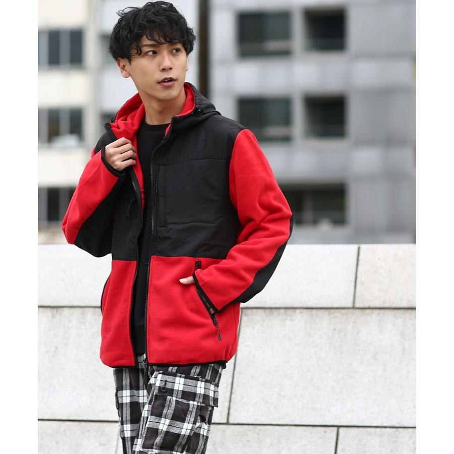 フリース メンズ ＺＩＰパーカー ジップパーカー パーカ スエット スウェット ルームウェア セットアップ可能 | improves | 02