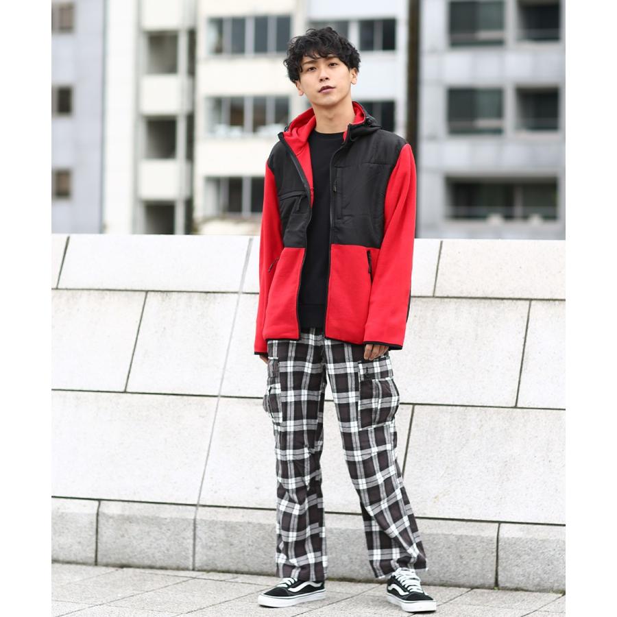 フリース メンズ ＺＩＰパーカー ジップパーカー パーカ スエット スウェット ルームウェア セットアップ可能 | improves | 04