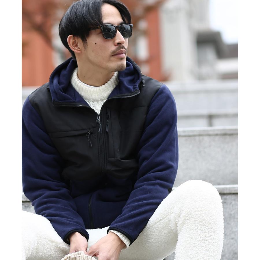 フリース メンズ ＺＩＰパーカー ジップパーカー パーカ スエット スウェット ルームウェア セットアップ可能 | improves | 07