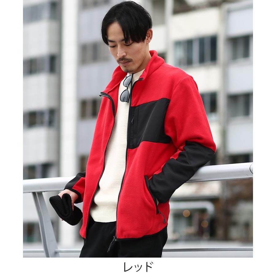 フリース メンズ トラックジャケット ジャケット スエット スウェット ルームウェア セットアップ可能 メンズファッション | improves | 01