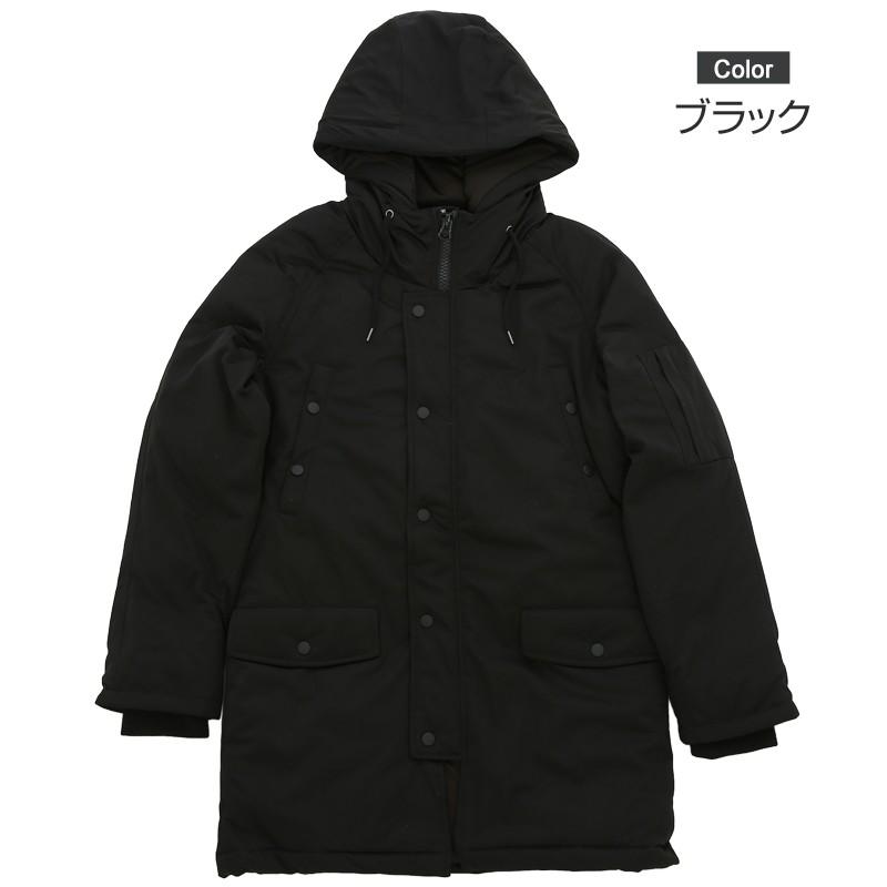 ダウンジャケット メンズ ミリタリー アウター ロングコート ダウンコート ロング丈 防寒 ジャンパー ジャンバー | improves | 01