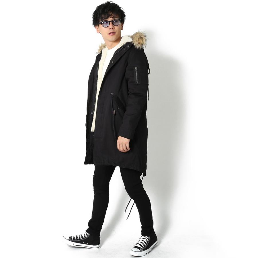improves（インプローブス） モッズコート 裏ボア メンズ ファー付き