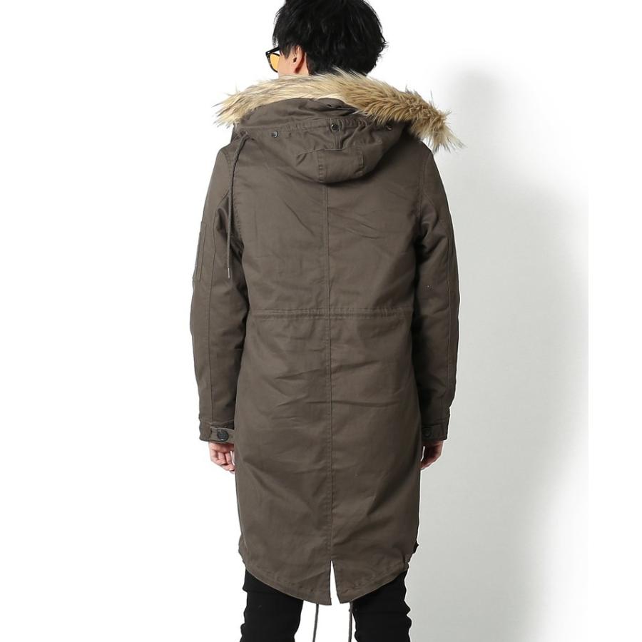 improves（インプローブス） モッズコート 裏ボア メンズ ファー付き