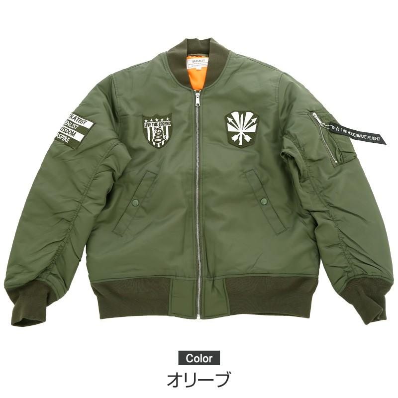 MA-1 フライトジャケット カーキM improves MA-1 メンズ MA1 エムエーワン フライトジャケット ワッペン