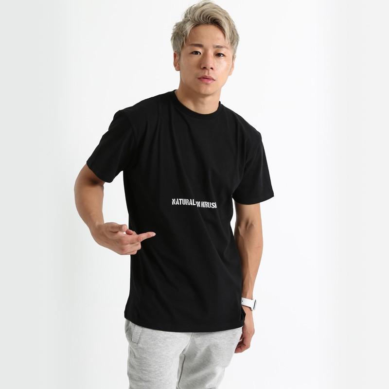 半袖tシャツ メンズ クルーネック ロゴt プリントtシャツ バックプリント 黒 K 1 武尊 コラボ服 Improves インプローブス 通販 Yahoo ショッピング