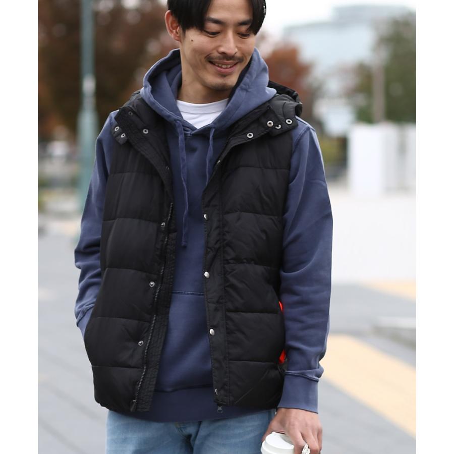 Bshop フード付きダウンベスト US ハイランド フードベスト Men's｜モンベル