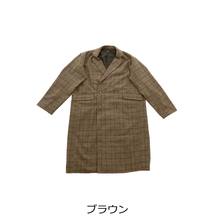 improves（インプローブス） チェスターコート メンズ グレンチェック