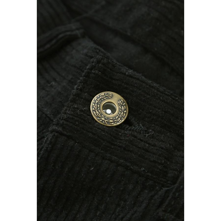 ワイドパンツ メンズ コーデュロイ テーパードパンツ ゆったり 黒 赤 青 緑 ミント ピンク アメカジ | improves | 16