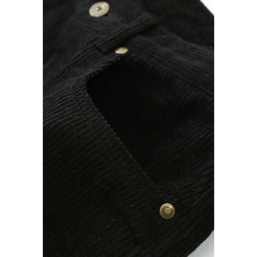 ワイドパンツ メンズ コーデュロイ テーパードパンツ ゆったり 黒 赤 青 緑 ミント ピンク アメカジ | improves | 17