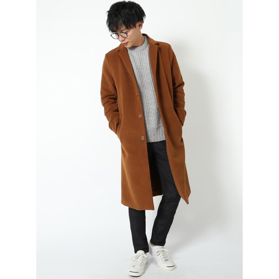 ロングコート メンズ ビジネス ロング丈 チェスターコート ウール コート きれいめ カジュアル サーフ系 Ct99 Improves インプローブス 通販 Yahoo ショッピング