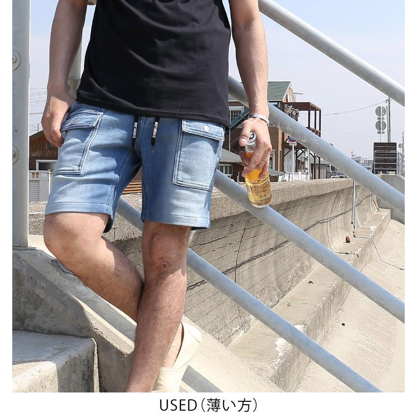 イーブンフロウ Evenflow デニム ショートパンツ メンズ ハーフパンツ ショーツ ストレッチ デニムパンツ ジーンズ Evf47 Improves インプローブス 通販 Yahoo ショッピング