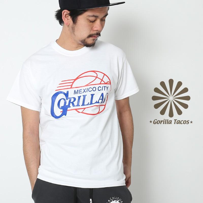 Gorilla Tacos ゴリラタコス Tシャツ メンズ 半袖 ブランド 大きいサイズ パロディ ロゴ プリント ホワイト 白 サーフ系 スケーター Glt13 Improves インプローブス 通販 Yahoo ショッピング