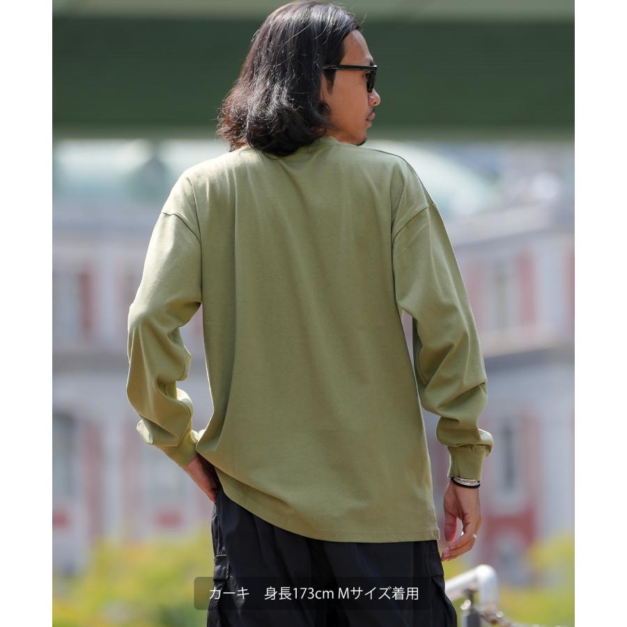 長袖Tシャツ メンズ GERRY ジェリー 別注プリント カットソー バン プリント ロンT アウトドア ストリート アメカジ 古着MIX ホワイト ブラック オートミール | GERRY | 20