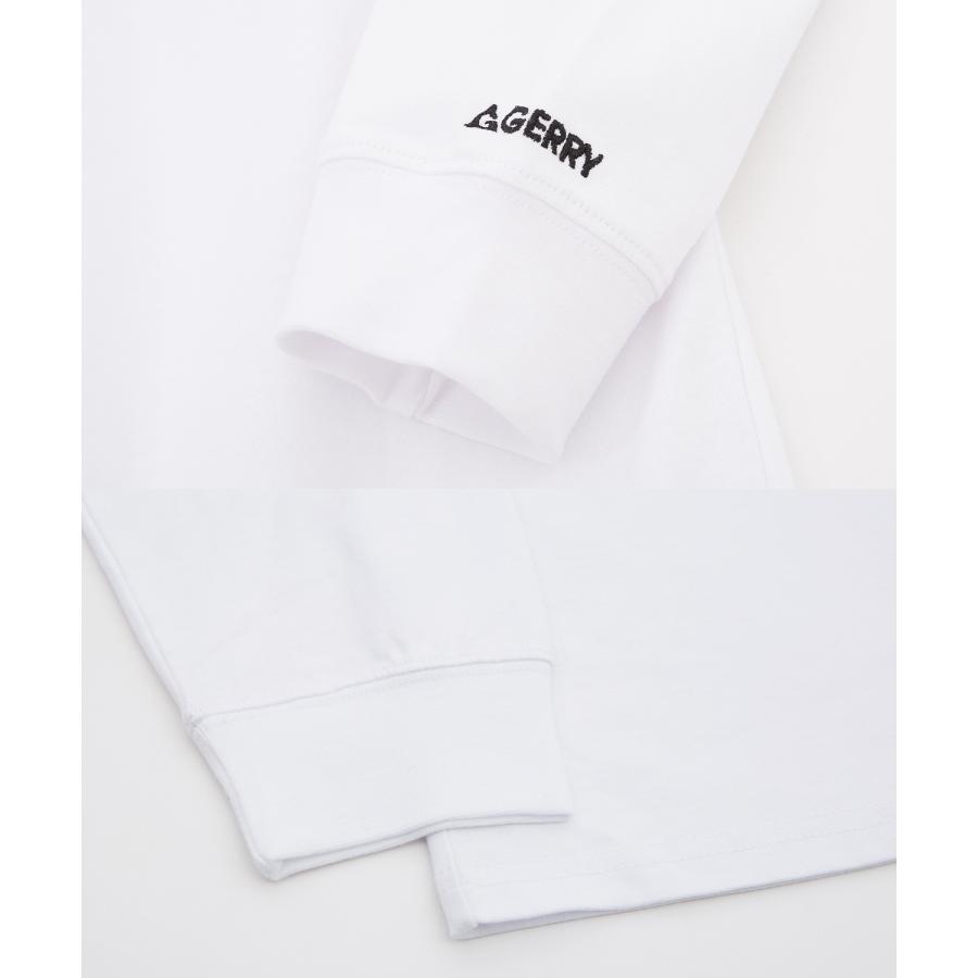 長袖Tシャツ メンズ GERRY ジェリー 別注プリント カットソー バン プリント ロンT アウトドア ストリート アメカジ 古着MIX ホワイト ブラック オートミール | GERRY | 24