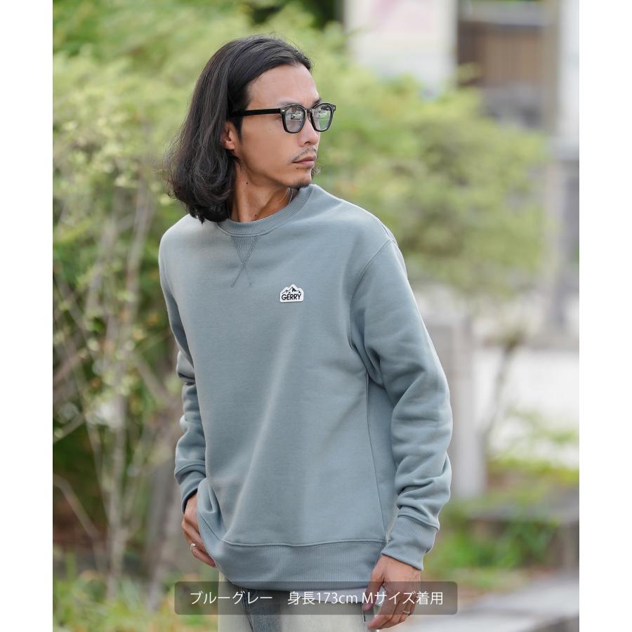 トレーナー メンズ レディース GERRY ジェリー 別注 ワンポイント シリコンワッペン スウェットシャツ 裏起毛スウェット プルオーバー アウトドア アメカジ | GERRY | 10