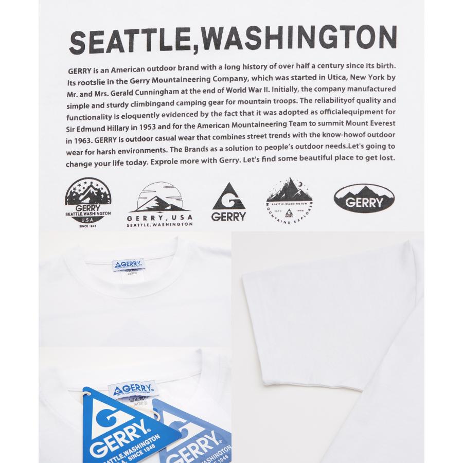 半袖Tシャツ メンズ GERRY ジェリー 別注 アイコニック ロゴ ボックスロゴ 刺しゅう 半袖T Tシャツ カットソー アウトドア ストリート アメカジ スポーツライク | GERRY | 20