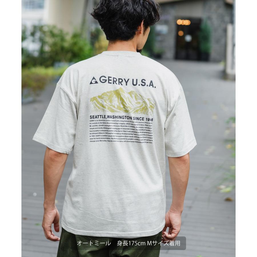 カットソー メンズ GERRY ジェリー 別注 マウントロゴ MT モチーフ 半袖T Tシャツ トップス スポーツライク アウトドア ストリート アメカジ | GERRY | 14