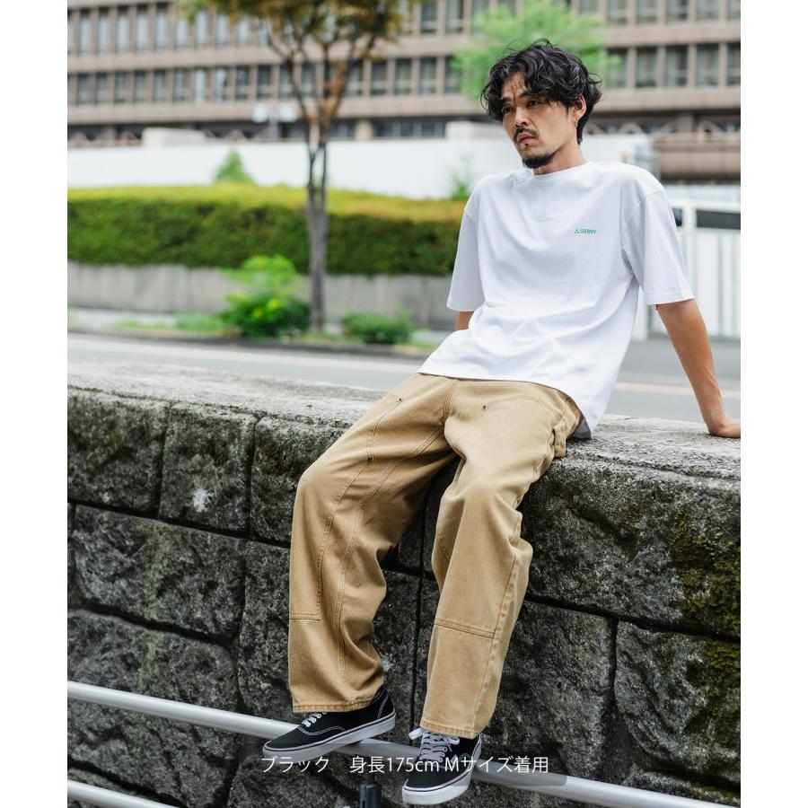 Tシャツ メンズ GERRY ジェリー 別注 マウントロゴ グラデーション ワンポイント 半袖T カットソー スポーツライク アウトドア アメカジ バックプリン | GERRY | 12