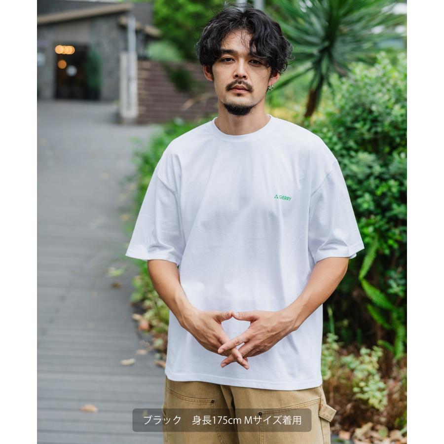 Tシャツ メンズ GERRY ジェリー 別注 マウントロゴ グラデーション ワンポイント 半袖T カットソー スポーツライク アウトドア アメカジ バックプリン | GERRY | 09