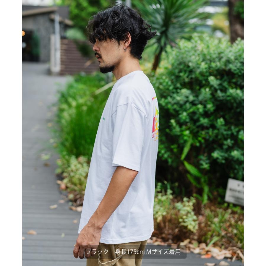 Tシャツ メンズ GERRY ジェリー 別注 マウントロゴ グラデーション ワンポイント 半袖T カットソー スポーツライク アウトドア アメカジ バックプリン | GERRY | 10