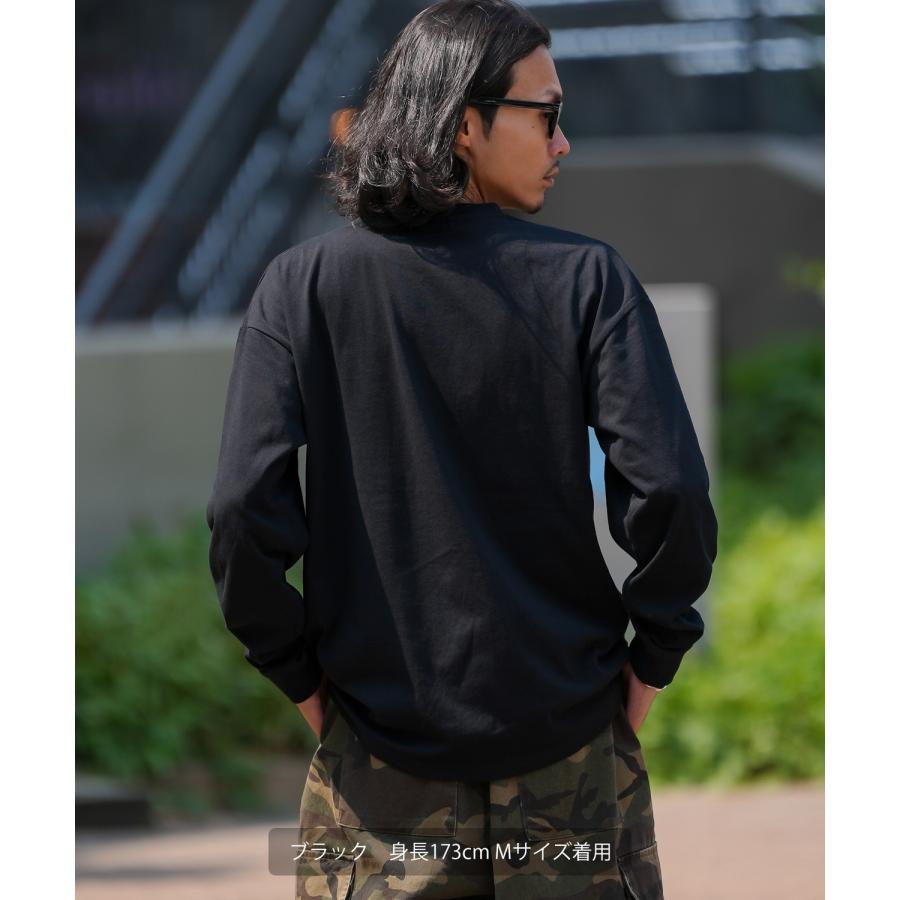 長袖Tシャツ メンズ GERRY ジェリー 別注プリント カットソー ボックスロゴ プリント ロンT アウトドア ストリート アメカジ 古着MIX ホワイト ブラック | GERRY | 16