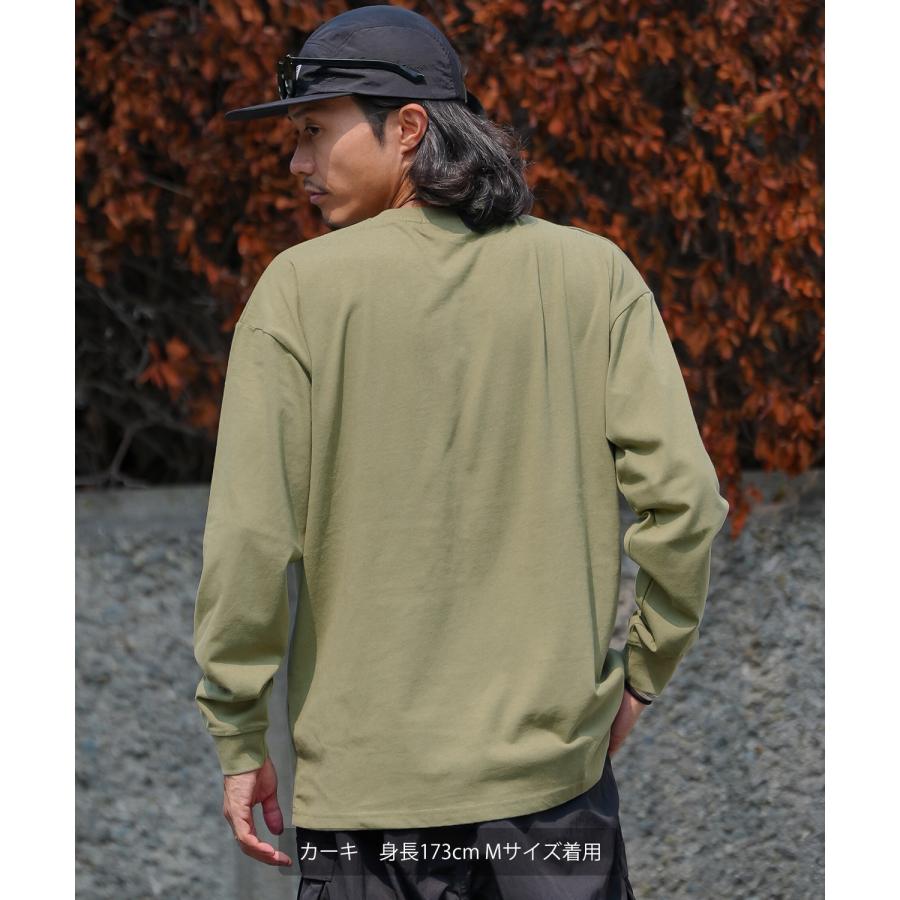 長袖Tシャツ メンズ GERRY ジェリー 別注プリント カットソー ボックスロゴ プリント ロンT アウトドア ストリート アメカジ 古着MIX ホワイト ブラック | GERRY | 20