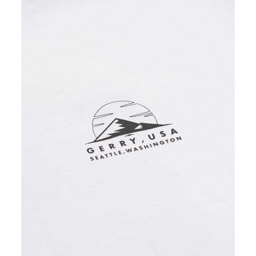 長袖Tシャツ メンズ GERRY ジェリー 別注プリント カットソー アイコニック ロゴ プリント ロンT アウトドア ストリート アメカジ 古着MIX ホワイト ブラック | GERRY | 22