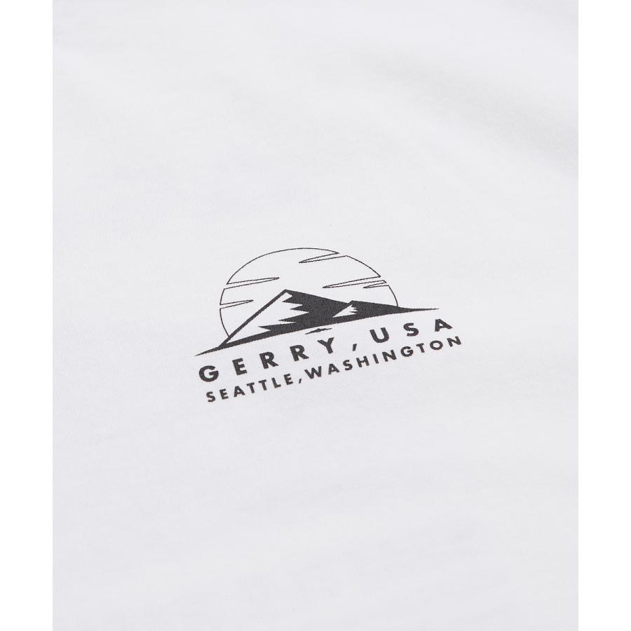 長袖Tシャツ メンズ GERRY ジェリー 別注プリント カットソー マウントロゴ プリント ロンT アウトドア ストリート アメカジ 古着MIX ホワイト ブラック | GERRY | 22