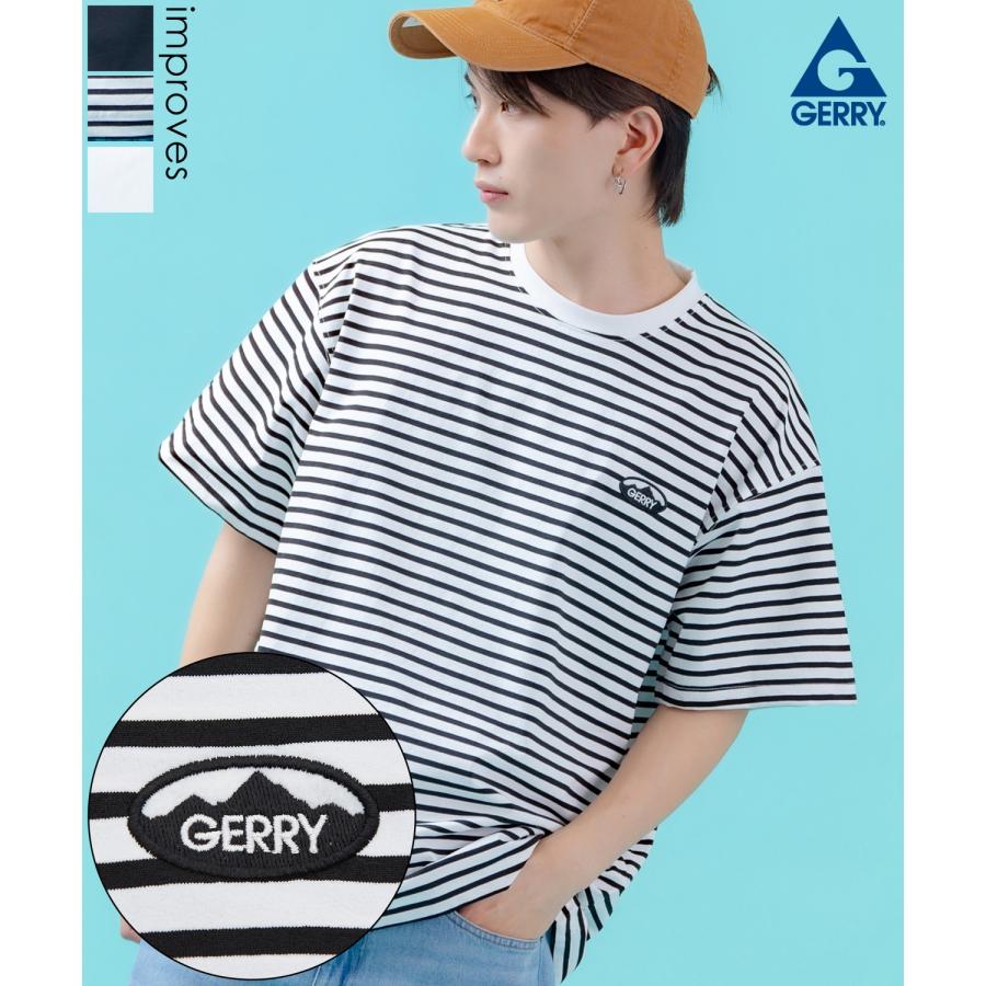 半袖Tシャツ メンズ GERRY ジェリー マウントロゴ ワンポイント 刺しゅう 半袖T カットソー アウトドア ストリート アメカジ 古着MIX | GERRY
