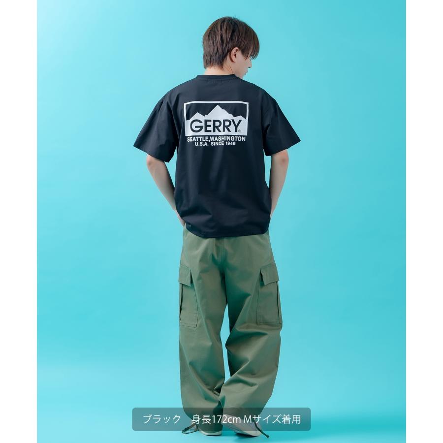 半袖Tシャツ メンズ GERRY ジェリー マウントロゴ プリント カットソー アウトドア ストリート アメカジ 古着MIX ブラック ホワイト | GERRY | 07