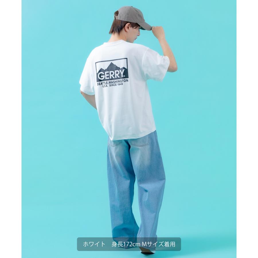 半袖Tシャツ メンズ GERRY ジェリー マウントロゴ プリント カットソー アウトドア ストリート アメカジ 古着MIX ブラック ホワイト | GERRY | 11