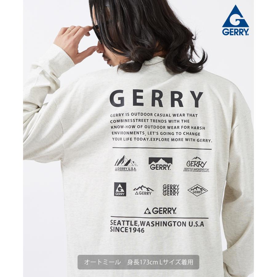 長袖Tシャツ メンズ GERRY ジェリー 別注プリント カットソー マルチロゴ プリント ロンT アウトドア ストリート アメカジ 古着MIX | GERRY | 15