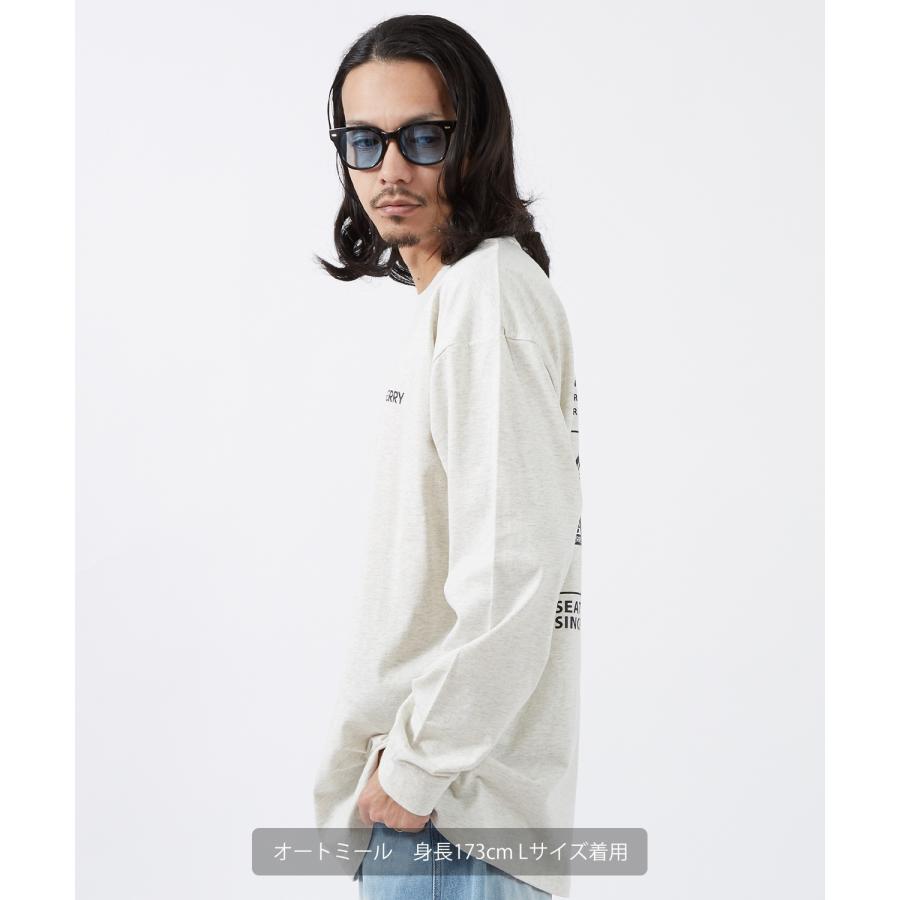 長袖Tシャツ メンズ GERRY ジェリー 別注プリント カットソー マルチロゴ プリント ロンT アウトドア ストリート アメカジ 古着MIX | GERRY | 16