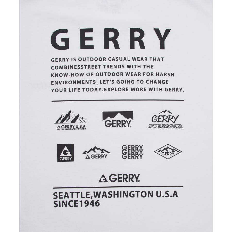 長袖Tシャツ メンズ GERRY ジェリー 別注プリント カットソー マルチロゴ プリント ロンT アウトドア ストリート アメカジ 古着MIX | GERRY | 23