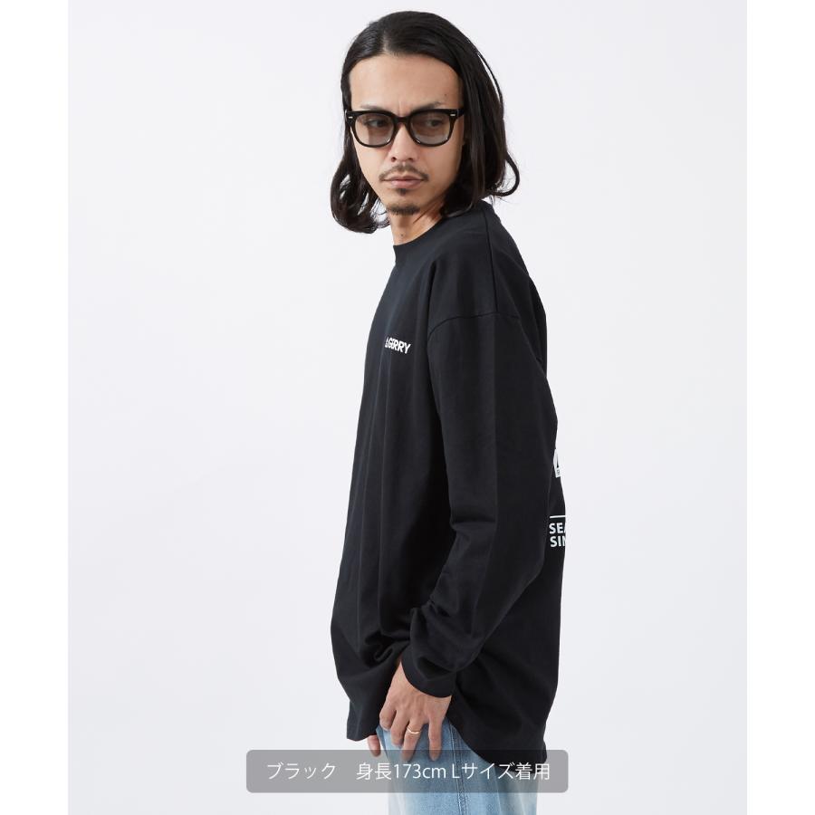 長袖Tシャツ メンズ GERRY ジェリー 別注プリント カットソー マルチロゴ プリント ロンT アウトドア ストリート アメカジ 古着MIX | GERRY | 07