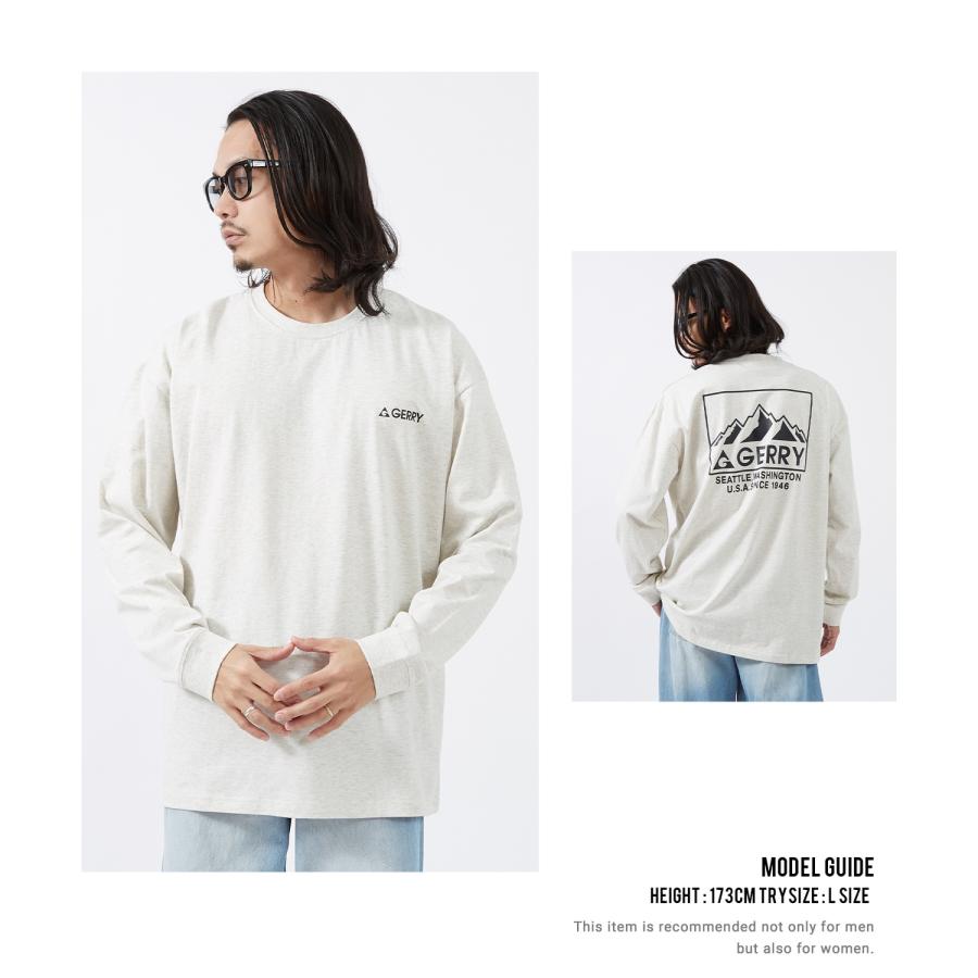 長袖Tシャツ メンズ GERRY ジェリー 別注プリント カットソー マウントロゴ プリント ロンT アウトドア ストリート アメカジ 古着MIX | GERRY | 17