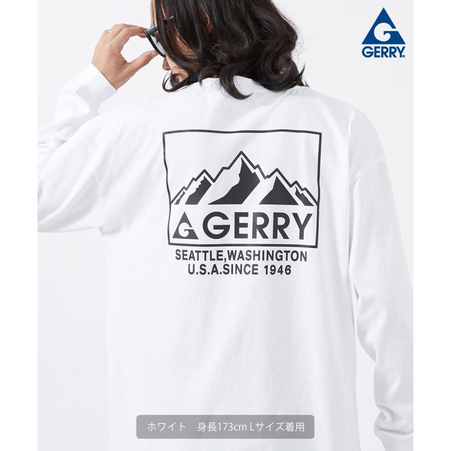 長袖Tシャツ メンズ GERRY ジェリー 別注プリント カットソー マウントロゴ プリント ロンT アウトドア ストリート アメカジ 古着MIX | GERRY | 18