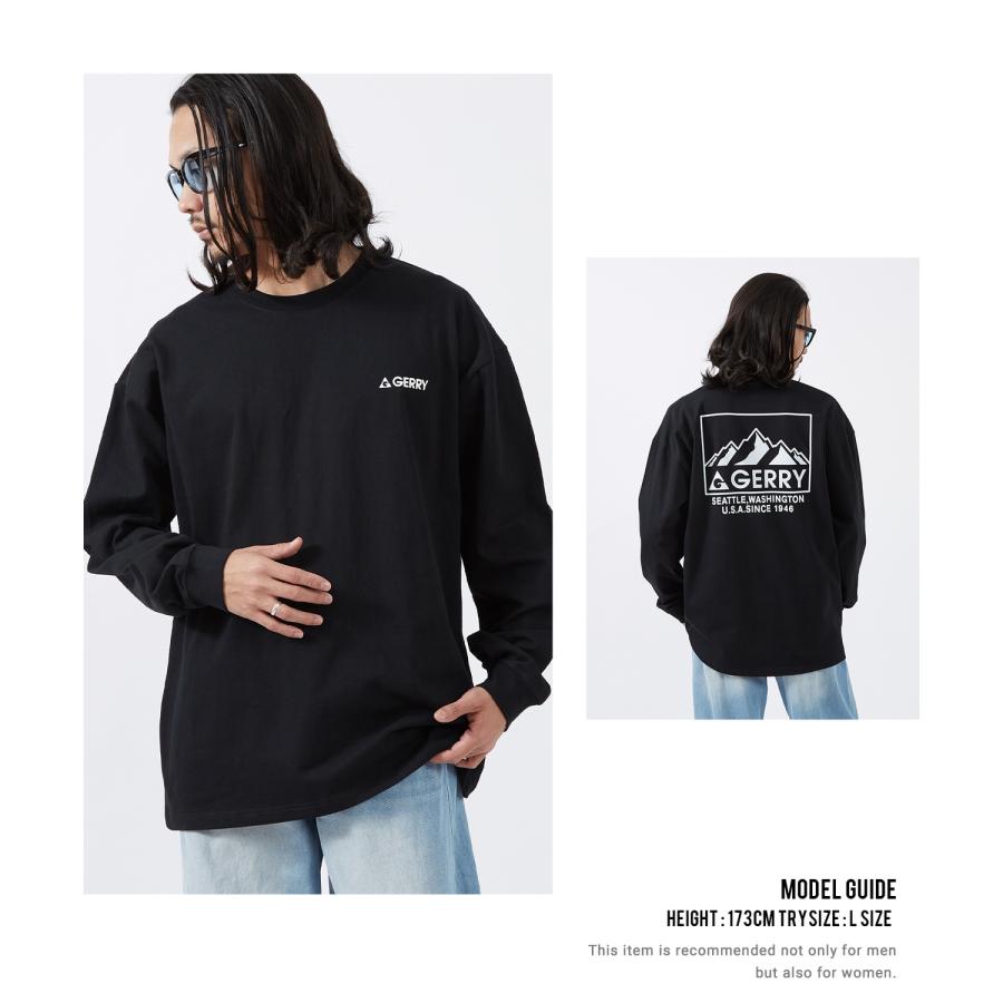 長袖Tシャツ メンズ GERRY ジェリー 別注プリント カットソー マウントロゴ プリント ロンT アウトドア ストリート アメカジ 古着MIX | GERRY | 08