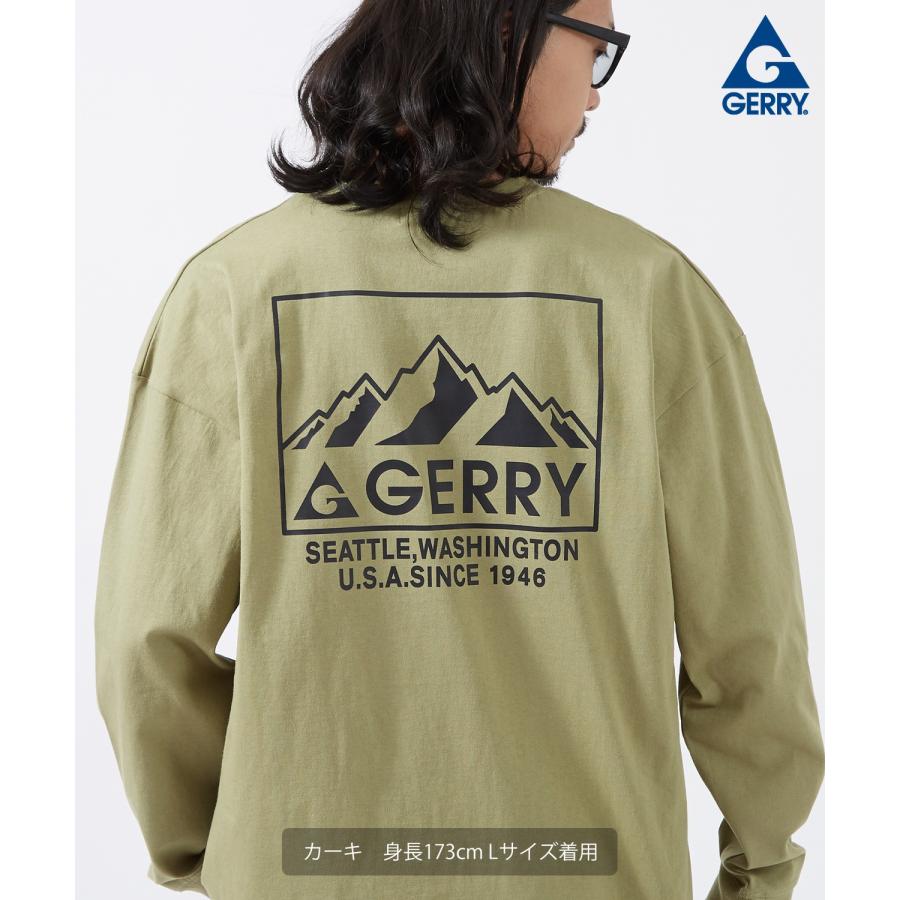 長袖Tシャツ メンズ GERRY ジェリー 別注プリント カットソー マウントロゴ プリント ロンT アウトドア ストリート アメカジ 古着MIX | GERRY | 12
