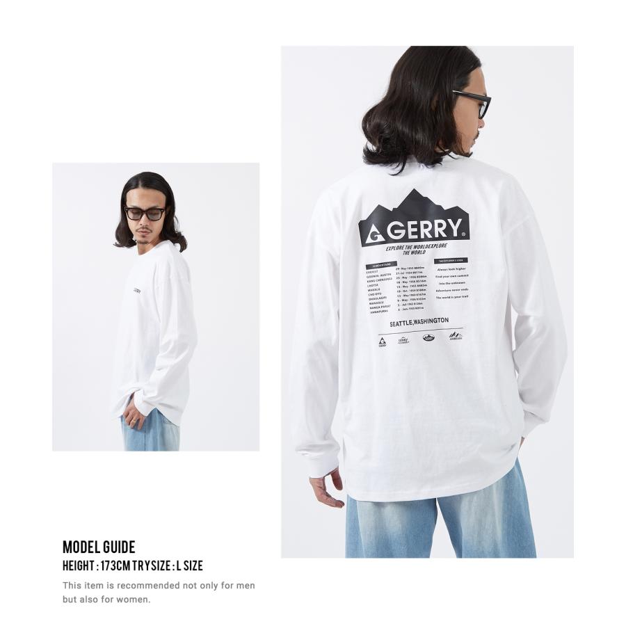 長袖Tシャツ メンズ GERRY ジェリー 別注プリント カットソー マウンテニアリング プリント ロンT アウトドア ストリート アメカジ 古着MIX | GERRY | 20