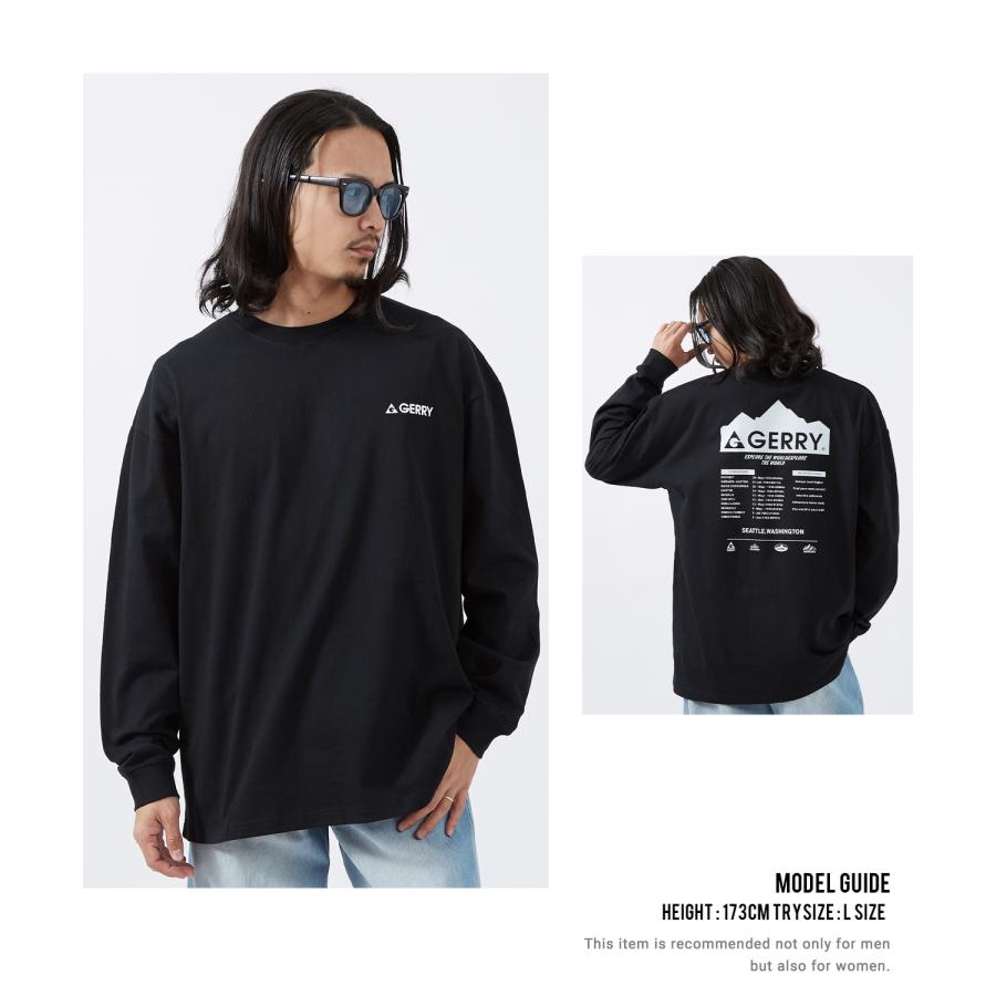 長袖Tシャツ メンズ GERRY ジェリー 別注プリント カットソー マウンテニアリング プリント ロンT アウトドア ストリート アメカジ 古着MIX | GERRY | 08