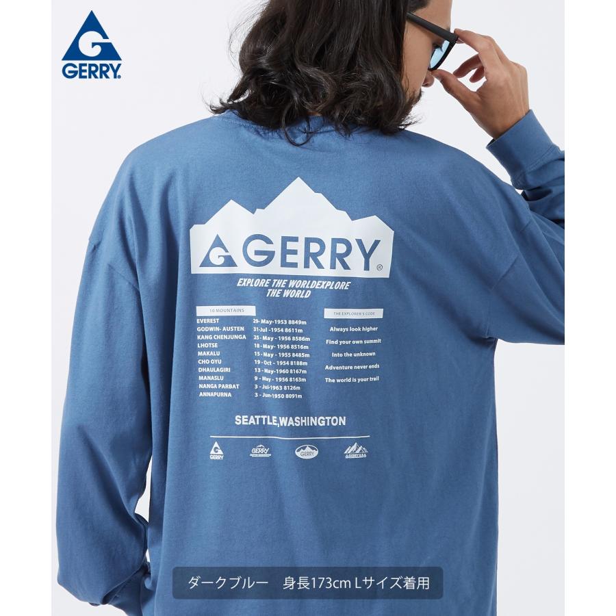 長袖Tシャツ メンズ GERRY ジェリー 別注プリント カットソー マウンテニアリング プリント ロンT アウトドア ストリート アメカジ 古着MIX | GERRY | 09