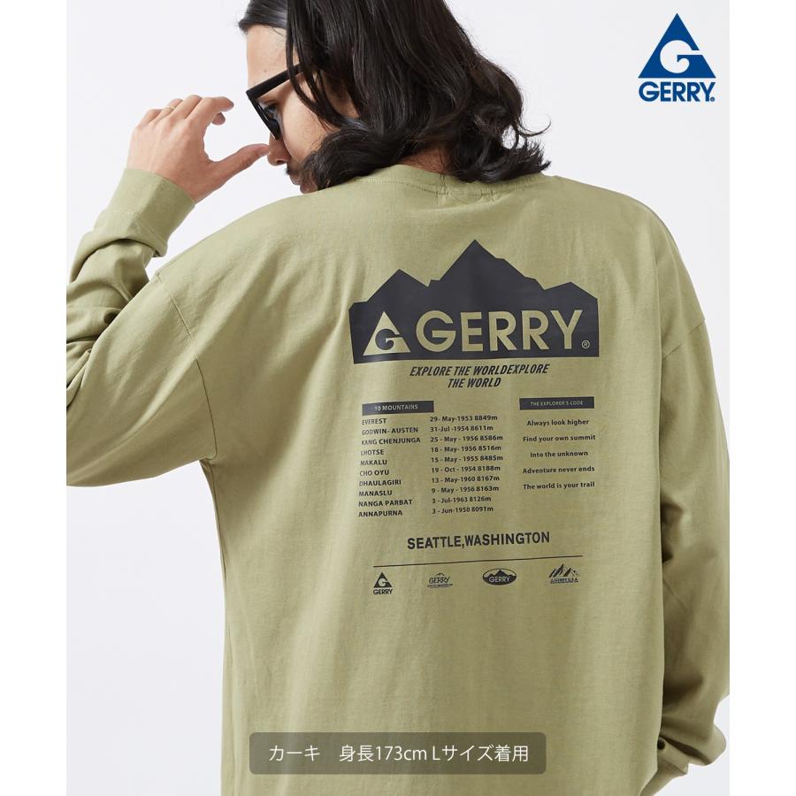 長袖Tシャツ メンズ GERRY ジェリー 別注プリント カットソー マウンテニアリング プリント ロンT アウトドア ストリート アメカジ 古着MIX | GERRY | 12