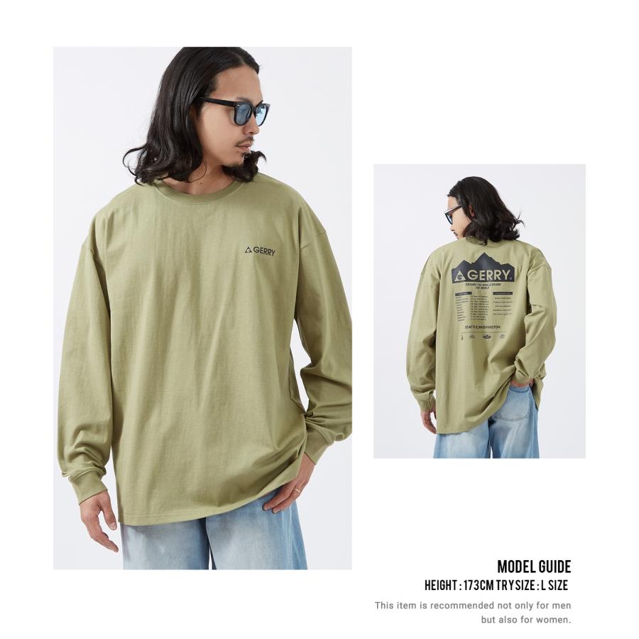長袖Tシャツ メンズ GERRY ジェリー 別注プリント カットソー マウンテニアリング プリント ロンT アウトドア ストリート アメカジ 古着MIX | GERRY | 14