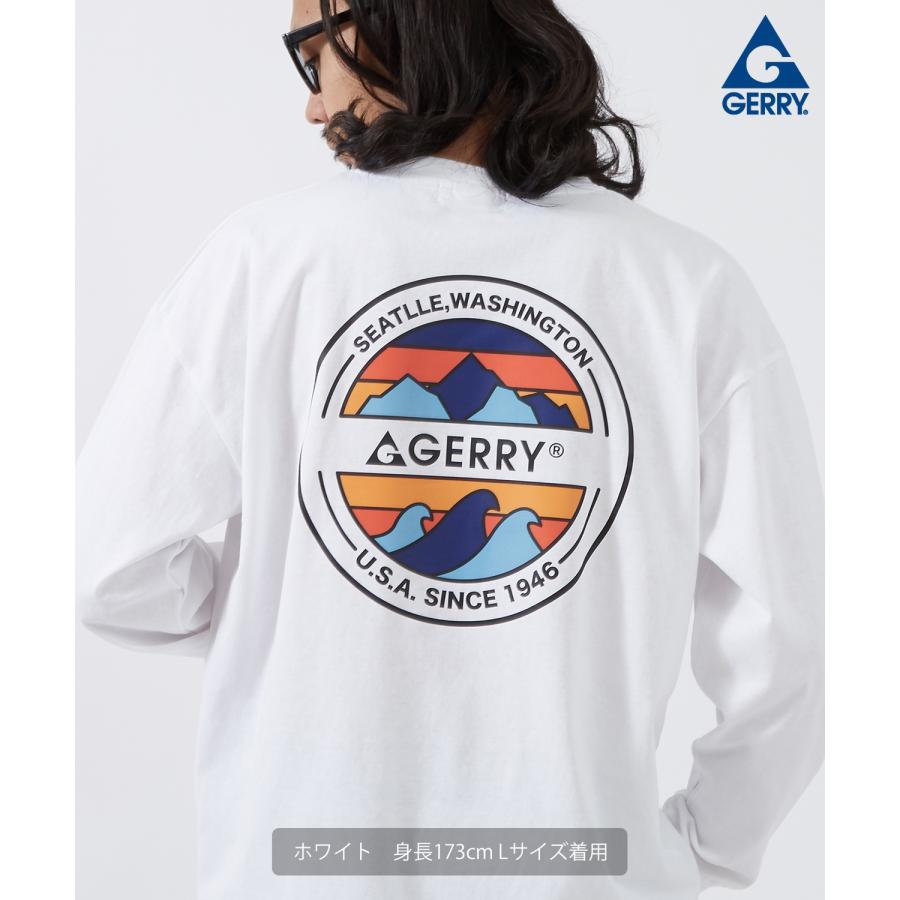 長袖Tシャツ メンズ GERRY ジェリー 別注プリント カットソー サークルロゴ プリント ロンT アウトドア ストリート アメカジ 古着MIX | GERRY | 18